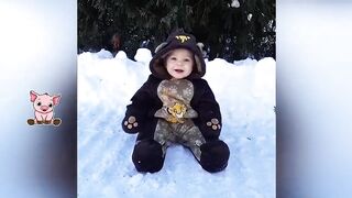 Funny Baby Outdoor Compilation 2022 #4 || Baby Family Video