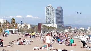 Barcelona beach walk ????????beach Sant Miquel