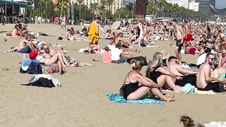 Barcelona beach walk ????????beach Sant Miquel