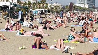 Barcelona beach walk ????????beach Sant Miquel