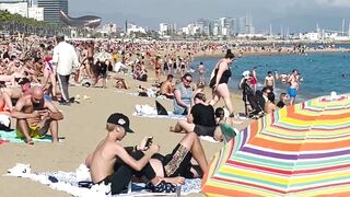 Barcelona beach walk ????????beach Sant Miquel