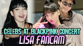 Lisa Fancam | Celebrities at Blackpink Concert in Seoul