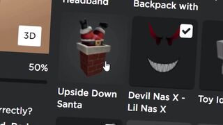 FREE ACCESSORY! HOW TO GET Upside Down Santa! (NEW ROBLOX PROMO CODE ITEM)