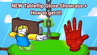 NEW Tableflip Glove SHOWCASE + How to get it! - Roblox Slap Battles