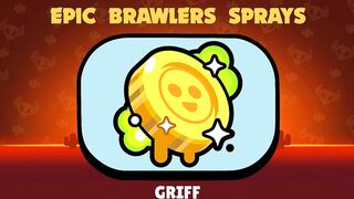 All Brawlers and Skins Sprays In Brawl Stars