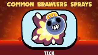 All Brawlers and Skins Sprays In Brawl Stars