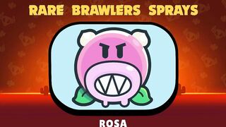 All Brawlers and Skins Sprays In Brawl Stars