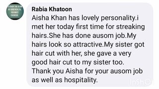 Aisha Khan | Yoga Therapist | ANK |HAK | Client Reviews