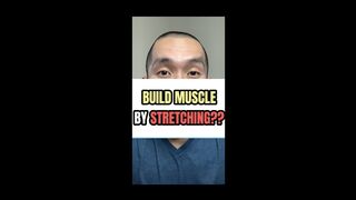 Can you really build MUSCLE by ONLY stretching? #shorts #stretching #muscle #exercise #physio #rehab