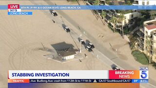 Stabbing reported on Ocean Boulevard bike path in Long Beach