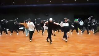 달려라 방탄 RUN BTS Dance Practice clips (posted by THV Instagram story)????