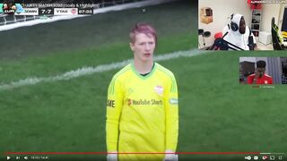 Phonzy's FUNNY reaction to this goalkeeper.. ????