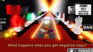 How To Get Negative Slaps On Slap Battles Roblox