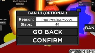 How To Get Negative Slaps On Slap Battles Roblox