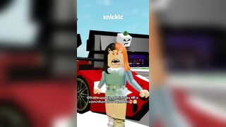 ELA EXPULSOU O CAMINHONEIRO DA CIDADE E DEU RUIM???? #Roblox #Brookhaven #Shorts