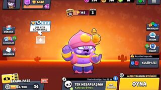 brawl stars siyah karakter bugu deniyorum