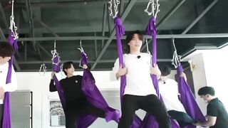 jikook Flying yoga moments ???????? #jikook #bts #kookmin #jimin #jungkook