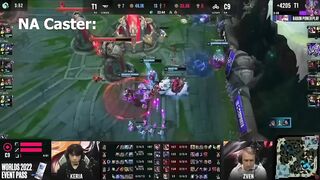 [Compilation] Casters and Streamers' reaction to Faker solokills Jensen | Worlds 2022 | T1 vs C9