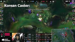 [Compilation] Casters and Streamers' reaction to Faker solokills Jensen | Worlds 2022 | T1 vs C9