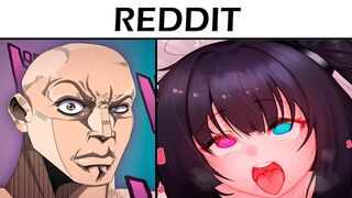 anime vs reddit Naruto (the rock reacts meme)