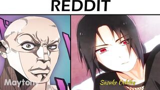 anime vs reddit Naruto (the rock reacts meme)