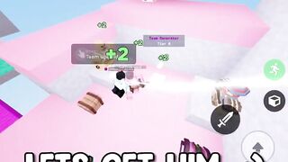 HOW DID HE HIT ME FROM THIS FAR..????????⚔️ (roblox bedwars)