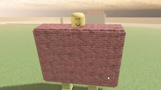 เมื่อผมเป็นกำแพงใน Roblox 1วัน!! (Be a Wall!)