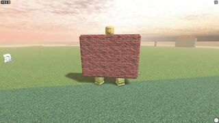 เมื่อผมเป็นกำแพงใน Roblox 1วัน!! (Be a Wall!)