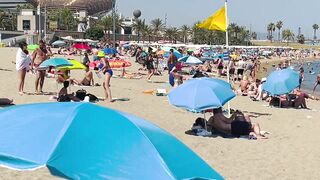 Barcelona beach walk ????????beach Somorrostro