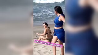 Cami Valencia, Beautiful Girl Slicing on the Beach!! ????????????