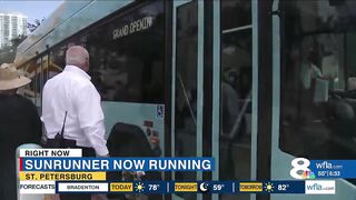 St.Petersburg launches rapid bus route connecting downtown to beach