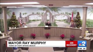 Iconic Times Square clock on Fort Myers Beach destroyed by Hurricane Ian