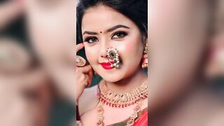 South Indian Models Nosering Look ||#bridalcloseup