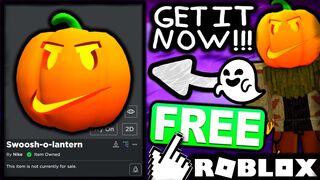 FREE ACCESSORY! HOW TO GET Swoosh-o-lantern! (ROBLOX NIKELAND????[Ghost Hunt!]????)