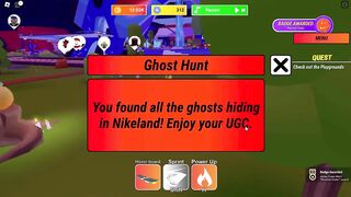 FREE ACCESSORY! HOW TO GET Swoosh-o-lantern! (ROBLOX NIKELAND????[Ghost Hunt!]????)