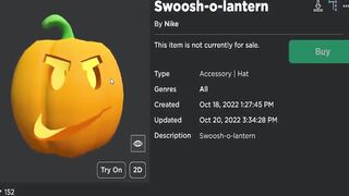 FREE ACCESSORY! HOW TO GET Swoosh-o-lantern! (ROBLOX NIKELAND????[Ghost Hunt!]????)