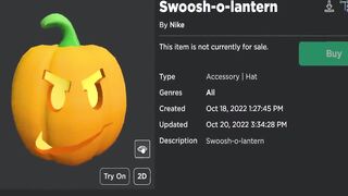 FREE ACCESSORY! HOW TO GET Swoosh-o-lantern! (ROBLOX NIKELAND????[Ghost Hunt!]????)