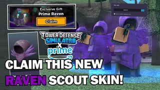 Getting The New Raven Scout Skin For Free! (TDS) | Roblox