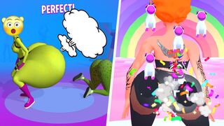 Twerk Race 3d vs Twerk Master- All Level NEW UPDATE Gameplay Walkthrough iOS,Android