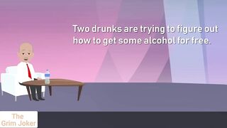 ???? FUNNY JOKES TO MAKE YOU LAUGH | THE BEST COMEDY JOKES- 2 drunks trying to get free drinks in a bar