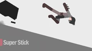 Real Spiderman vs Stickman Stickman Dismounting Funny Moments #10