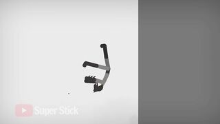 Real Spiderman vs Stickman Stickman Dismounting Funny Moments #10