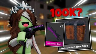 SPENDING 100K CANDIES ON THE NEW HALLOWEEN BOX.. [Roblox mm2]