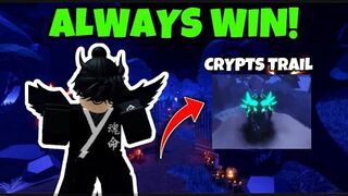 How to ALWAYS WIN Crypts Trail! ???????? in roblox bedwars