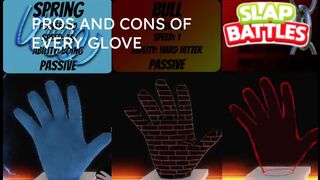 Pros and Cons of Every Glove Part 1 | Slap Battles Roblox