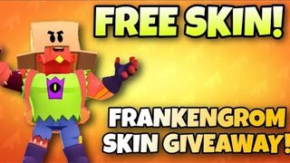 3 FREE Fraken Grom Skins !! #FrankenGromGiveaway Brawl Stars