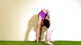 Yoga Flexibility. Oversplit with Yoga. Stretching time. Gymnastics. Contortion workout