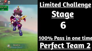 Lords mobile Limited Challenge Trick vs trick Stage 6|Limited Challenge Petite devil stage 6