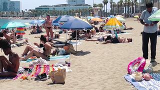 Barcelona beach walk ????????beach Sant Sebastia