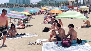 Barcelona beach walk ????????beach Sant Sebastia